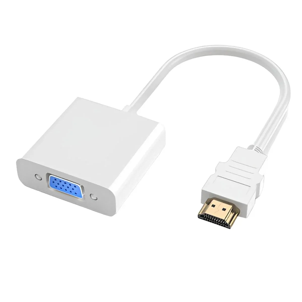 Jasoz 1080P Hdmi Male To Vga Female Video Adapter Cable Converter Chipset - Black