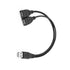 USB 2.0 Y Splitter Cable 1 Male to 2 Female Dual USB Extension Adapter 30cm