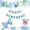 45-50 Pcs Happy Birthday 3D Unicorn Decoration Balloons Diy Decor Party Set - 03