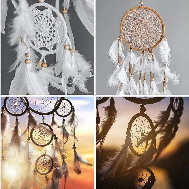10PCS Bamboo Embroidery Hoops for Sewing Cross-Stitch & Wedding Crafts - 15CM