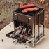 Outdoor Camping Mini Folding Wood Burning Stove Picnic Stainless Steel BBQ Grill