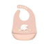 Silicone Waterproof Feeding Bib Apron with Pouch Easy to Clean Smock for Mealtime Use - Sheep