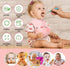 Silicone Waterproof Feeding Bib Apron with Pouch Easy to Clean Smock for Mealtime Use - Sheep