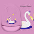 Silicone Waterproof Feeding Bib Apron with Pouch Easy to Clean Smock for Mealtime Use - Sheep