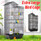 Parrot Cage Large Size Bird Cage Luxury Villa Style Metal Aviary for Pet Indoor