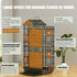 Parrot Cage Large Size Bird Cage Luxury Villa Style Metal Aviary for Pet Indoor
