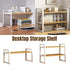 Adjustable Height Multi-Layer Desktop Bookshelf Home Office Floor Organizer Rack - 1 Shelf