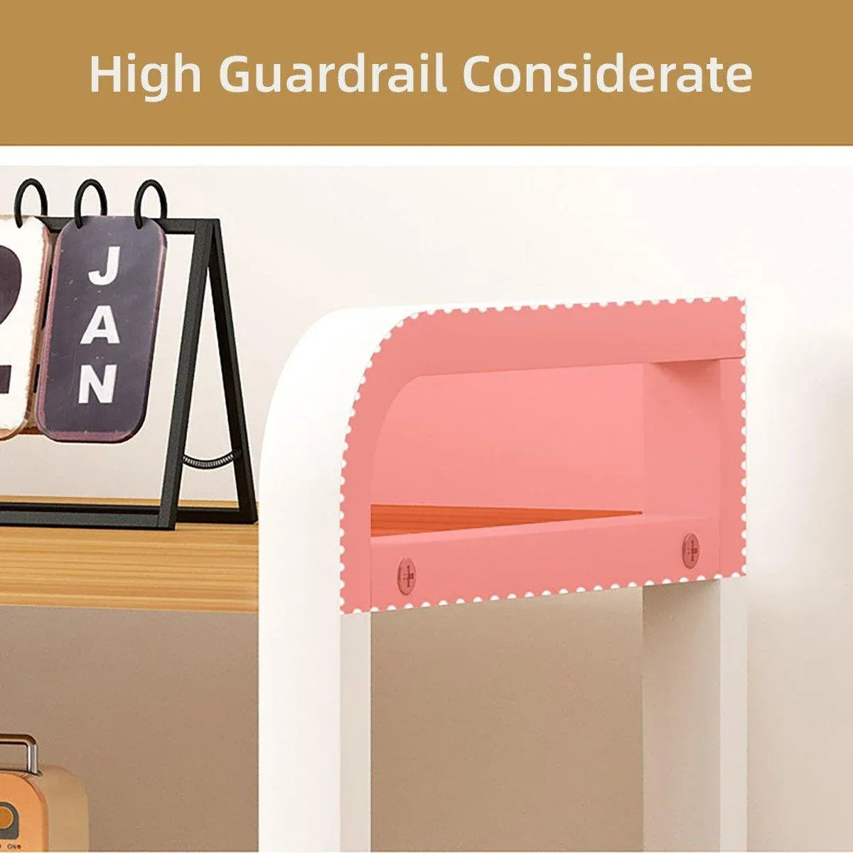 Adjustable Height Multi-Layer Desktop Bookshelf Home Office Floor Organizer Rack - 1 Shelf
