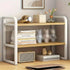 Adjustable Height Multi-Layer Desktop Bookshelf Home Office Floor Organizer Rack - 1 Shelf
