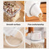 Sealed Household Grain Storage Box Transparent Rice Bucket Kitchen Storage - 1800ml