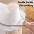 Sealed Household Grain Storage Box Transparent Rice Bucket Kitchen Storage - 1800ml
