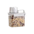 Sealed Household Grain Storage Box Transparent Rice Bucket Kitchen Storage - 1800ml