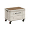 Camping Foldable Storage Box Latch or Wooden Lid Car Boot Tent Outdoor Organiser - Thickened solid wood cover