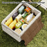 Camping Foldable Storage Box Latch or Wooden Lid Car Boot Tent Outdoor Organiser - latch switch cover