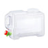 Water Bucket 12L Outdoor Portable Container With Faucet Camping Car Household
