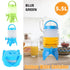 5.5L Outdoor Water Container Camping Folding Water Beer Juice Travel Bucket Use - Green