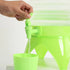 5.5L Outdoor Water Container Camping Folding Water Beer Juice Travel Bucket Use - Green