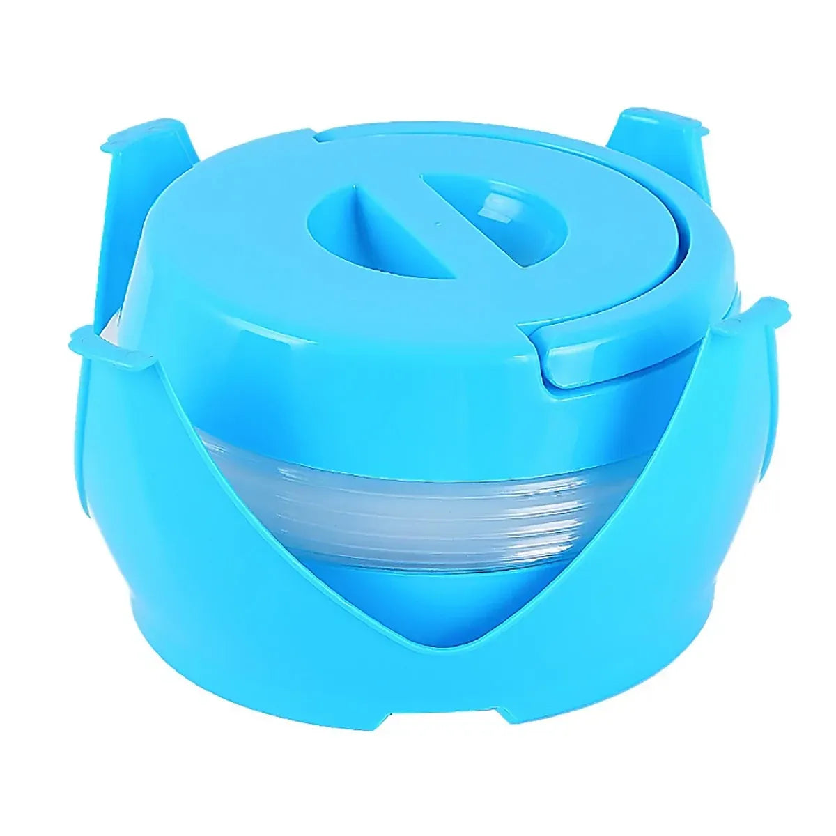 5.5L Outdoor Water Container Camping Folding Water Beer Juice Travel Bucket Use - Green