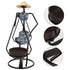 Candle Holder Stand Metal Candlestick Restaurant Table Centrepiece Display Decor - Serving Tray Set