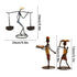 Candle Holder Stand Metal Candlestick Restaurant Table Centrepiece Display Decor - Carrying Tray