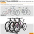 3 Bike Floor Parking Rack Instant Storage Stand Bicycle Cycling Portable