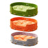 Pet Sleeping Bed Felt Cat Nest Warm Dog Bed Soft Indoor Cushion Removable Design - Green
