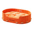 Pet Sleeping Bed Felt Cat Nest Warm Dog Bed Soft Indoor Cushion Removable Design - Orange
