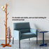 Freestanding Wooden Coat Rack Clothes Hanger with 8 Hooks for Entryway Bedroom