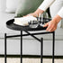 Small Coffee Table Simple Tray Mini Round Table Compact Side Table Living Room