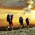 2PCS Copper Compass with Flip Cover and Hook Nightlight Camping Navigation