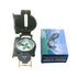 Army Green Outdoor Compass with Magnifying Lens Metal Hiking Navigation Tool