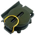 Army Green Outdoor Compass with Magnifying Lens Metal Hiking Navigation Tool
