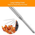 Foldable Digital Thermometer Probe Temperature Kitchen Cooking Food Bbq Meat Jam - Black