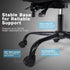 Black and Red Gaming Chair with Footrest and Lumbar Support
