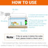 Fluidiz Bed Aquarium Fish Tank Internal Filter Oxygenation Pump for Clear Water - LH300