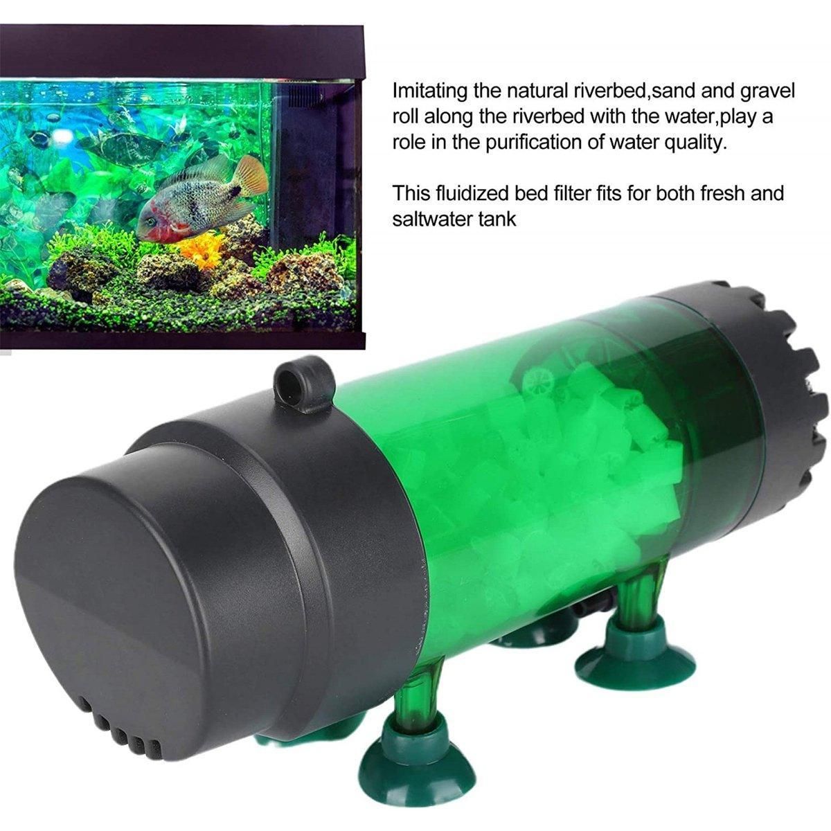 Fluidiz Bed Aquarium Fish Tank Internal Filter Oxygenation Pump for Clear Water - LH300