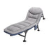 Folding Bed Single Model Dark Grey For Office Nap Camping Travel Midday Rest Use