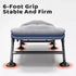 Folding Bed Single Model Dark Grey For Office Nap Camping Travel Midday Rest Use