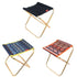 Folding Camping Chair Portable Fishing Stool Lightweight Outdoor Travel Seat - Red