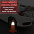 Folding Road Warning Reflective Barrier Cone Emergency Traffic Expansion Safety - 45cm