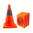 Folding Road Warning Reflective Barrier Cone Emergency Traffic Expansion Safety - 45cm