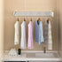 Foldable Wall Hanging Clothes Drying Rack Invisible Balcony Towel Laundry Rack - Black
