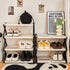 5 Tier Folding Shoe Rack Simple Shoe Storage Organizer for Home and Closet Use
