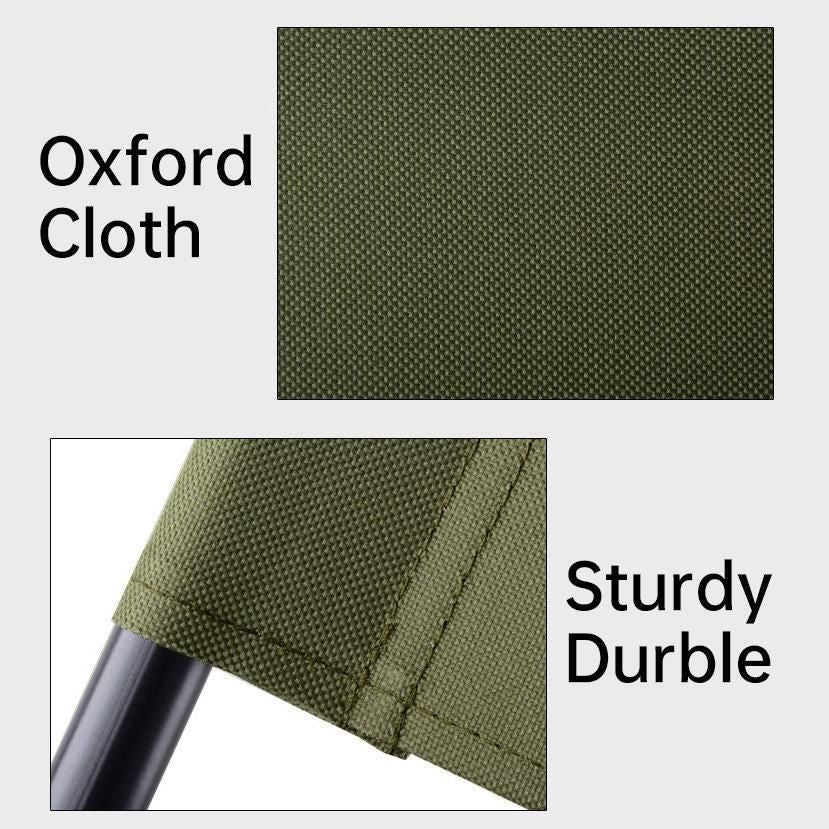 Folding Camping Chair with Storage Bag Lightweight Portable Outdoor Fishing Stool - Camouflage