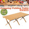 Folding Table Portable Picnic Camping Table Egg Roll Multi Function Outdoor