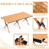 Folding Table Portable Picnic Camping Table Egg Roll Multi Function Outdoor