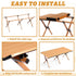 Folding Table Portable Picnic Camping Table Egg Roll Multi Function Outdoor