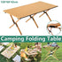 Folding Table Portable Picnic Camping Table Egg Roll Multi Function Outdoor