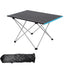 Portable Black Aluminium Folding Camping Table with Carry Bag Picnic BBQ Beach