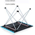Portable Black Aluminium Folding Camping Table with Carry Bag Picnic BBQ Beach